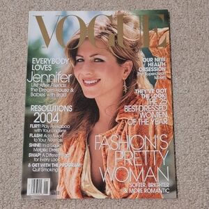 January 2004 Vogue Cover With Jennifer Aniston